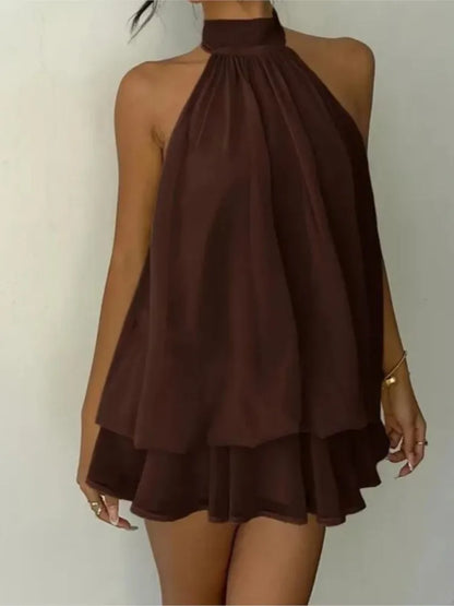 Vestido Curto Frente Única