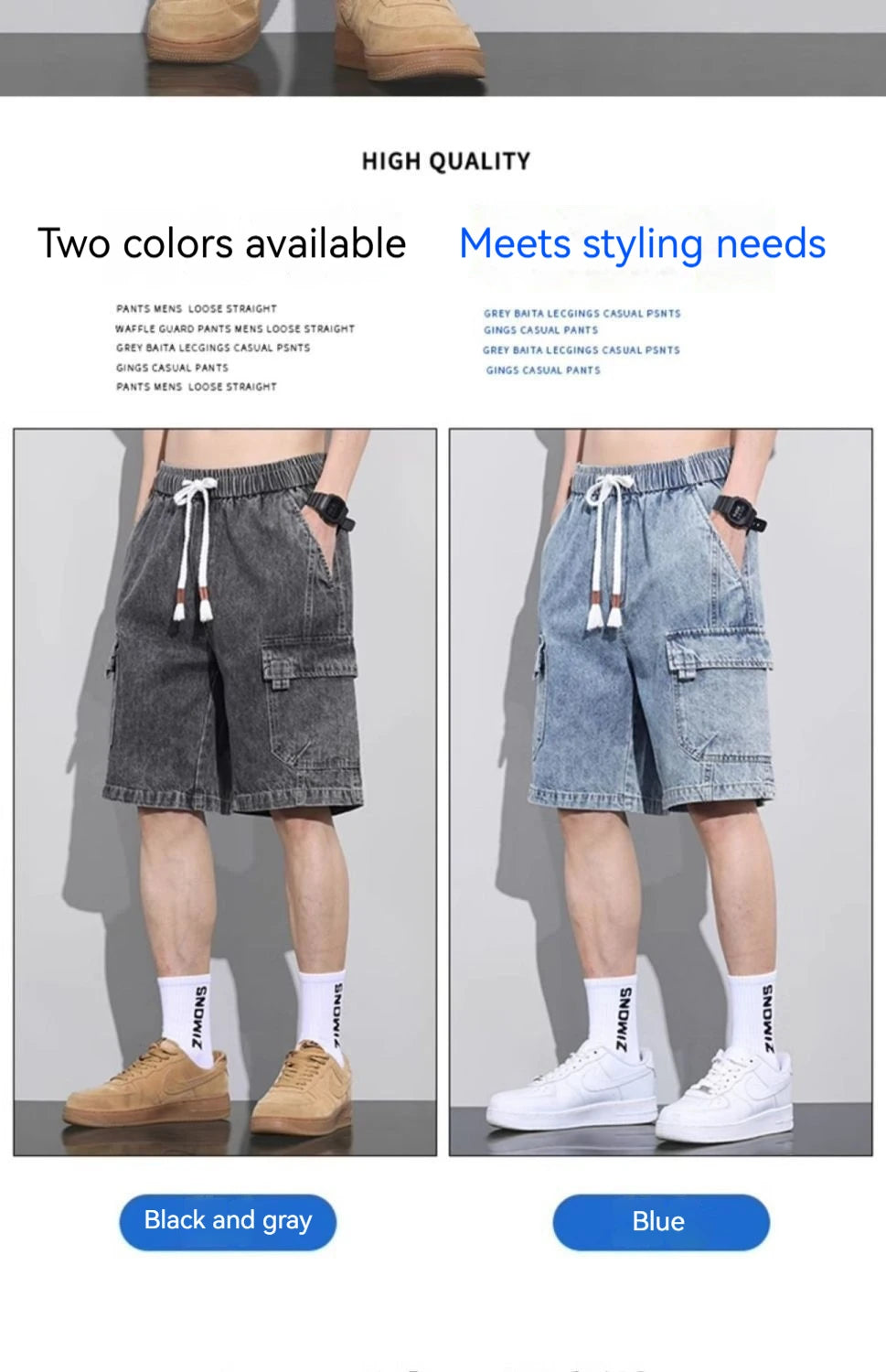 Shorts Jeans Cargo
