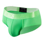 Cuecas Estilo Slip e Bikini em Mesh de Nylon