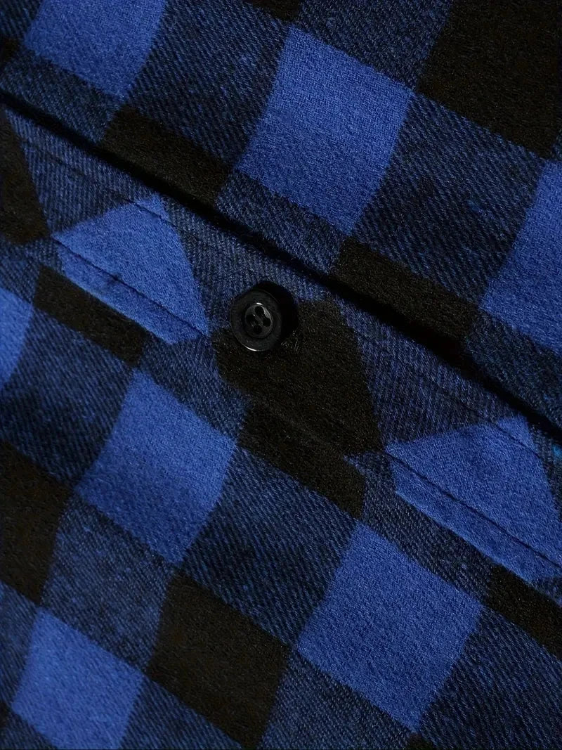 Camisa Xadrez com Capuz