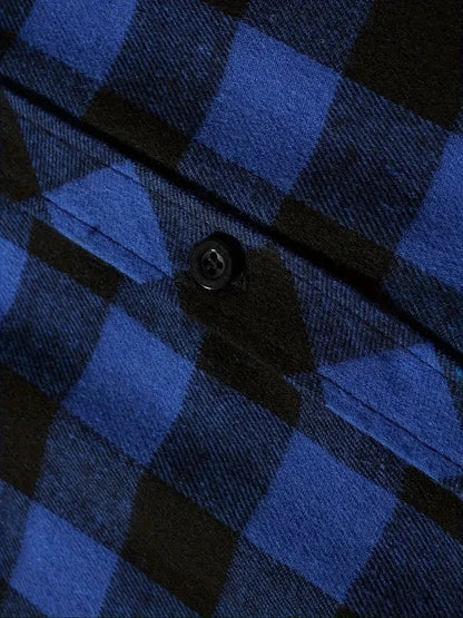 Camisa Xadrez com Capuz