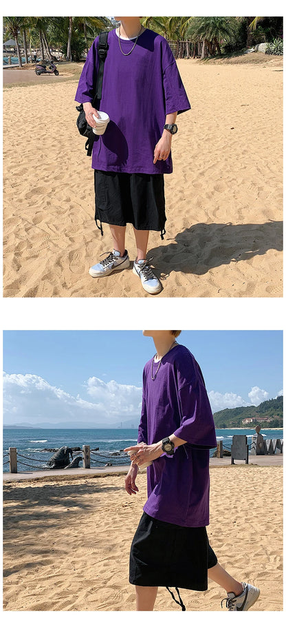 Camiseta de Manga Curta Oversized