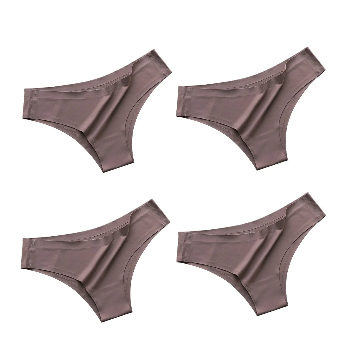 Conjunto com 4 Calcinhas Brasileiras Sem Costura