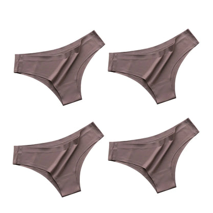 Conjunto com 4 Calcinhas Brasileiras Sem Costura