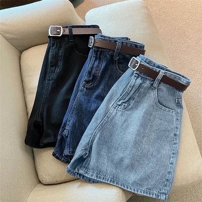 Short Jeans Feminino de Cintura Alta