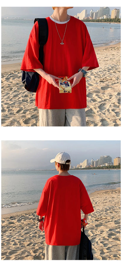 Camiseta de Manga Curta Oversized