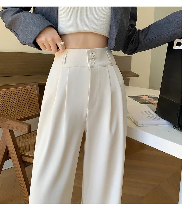 Calça Social de Cintura Alta