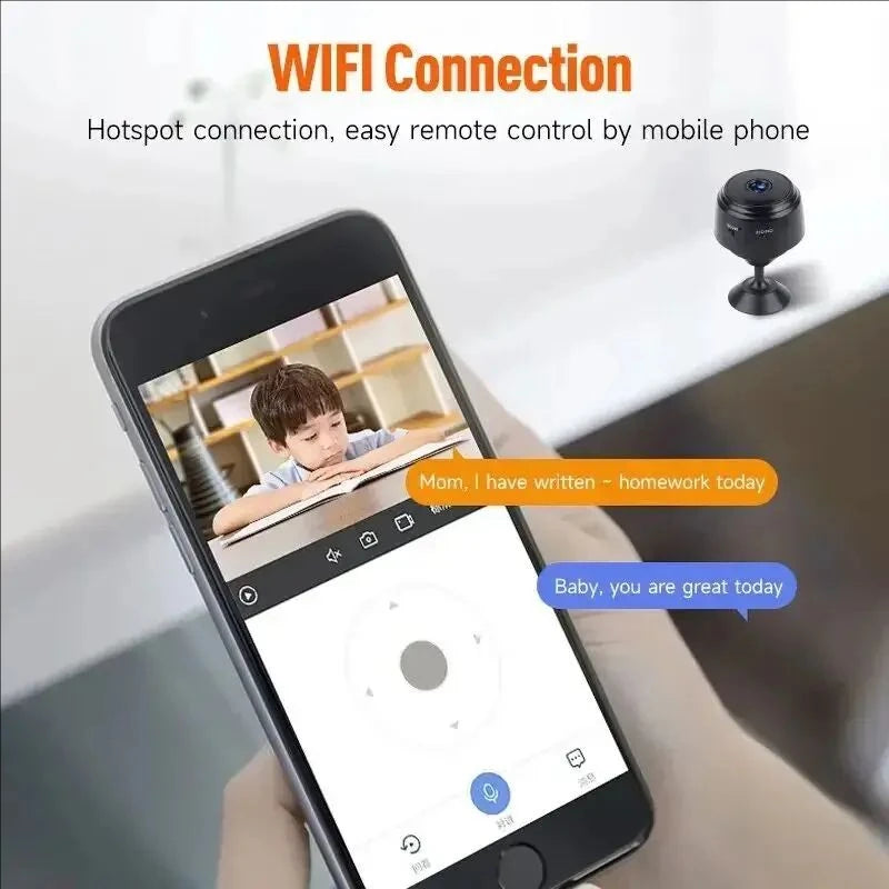 Câmera Mini A9 WiFi Monitoramento Sem Fio