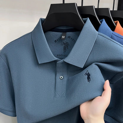 Camisa Polo 100% Algodão de Manga Curta