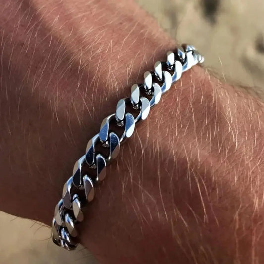 Pulseira Masculina Cubana Fashion Wannee