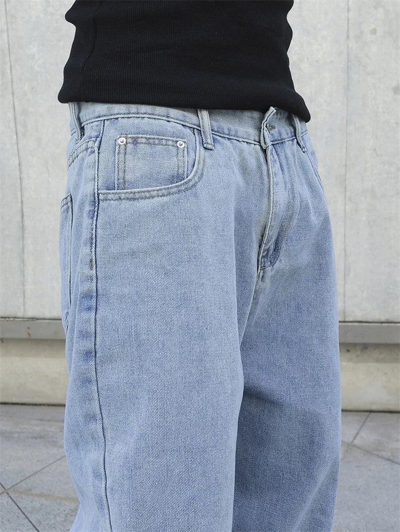 Calça Jeans com Caimento Amplo (Baggy)