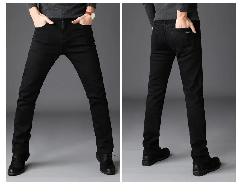 Calça Jeans Motoqueiro com Elastano