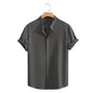 Camisa Masculina Casual de Manga Curta