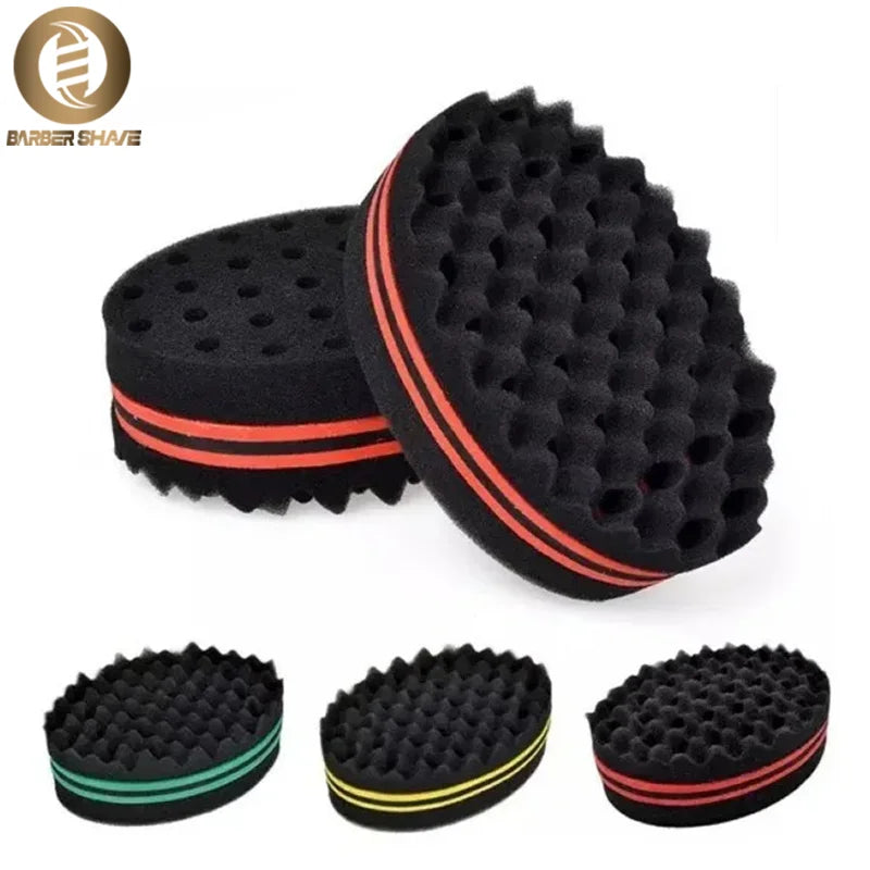 Esponja Escova de Cabelo Mágica de Lado Duplo para Twists