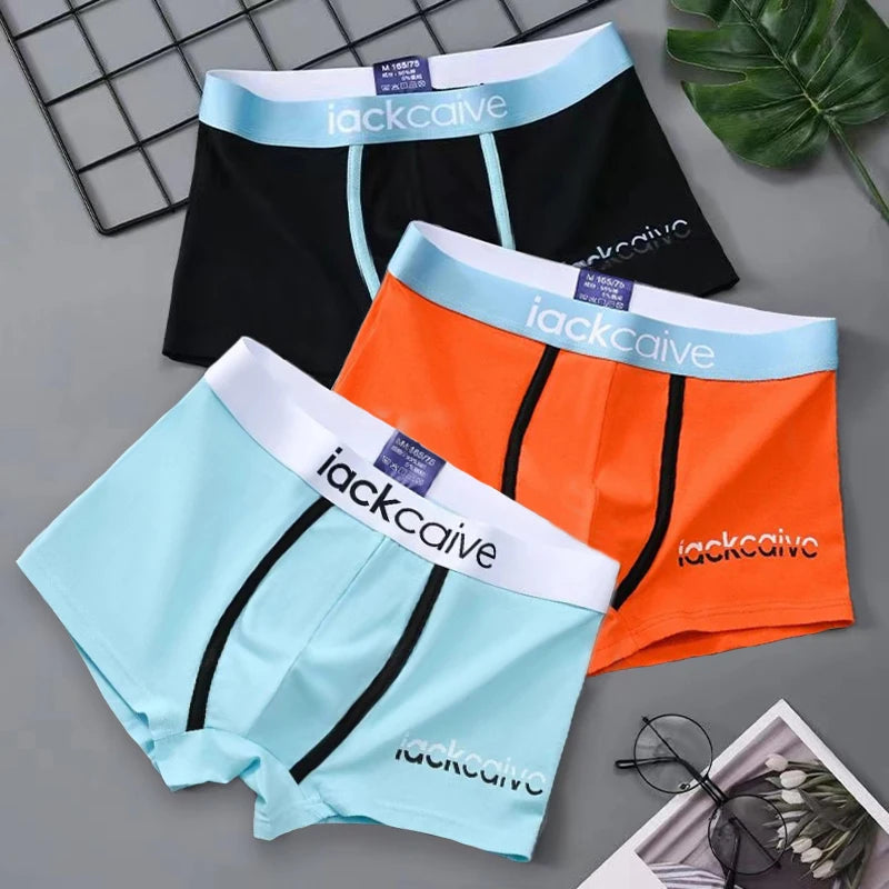 Kit com 3 Unidades de Cuecas Boxer