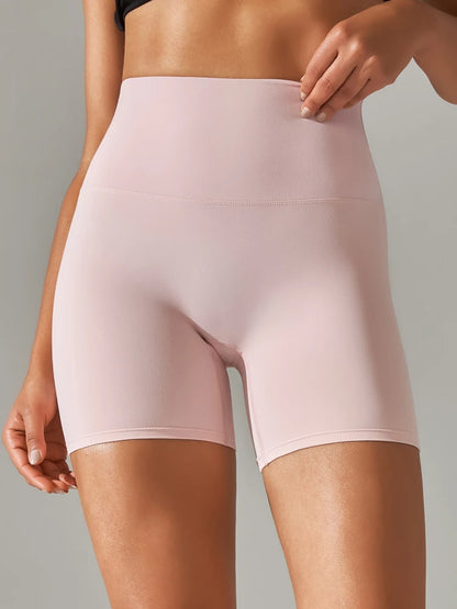 Shorts Feminino Fitness Cintura Alta Squat Proof Secagem Rápida