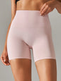 Shorts Feminino Fitness Cintura Alta Squat Proof Secagem Rápida