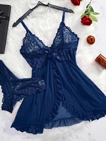 Kit de Lingerie Transparente