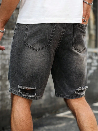 Short Jeans Masculinos Destroyer