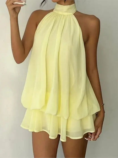 Vestido Curto Frente Única