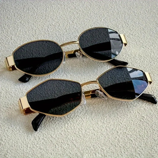 2 Pares de Óculos Femininos Fashion para Verão