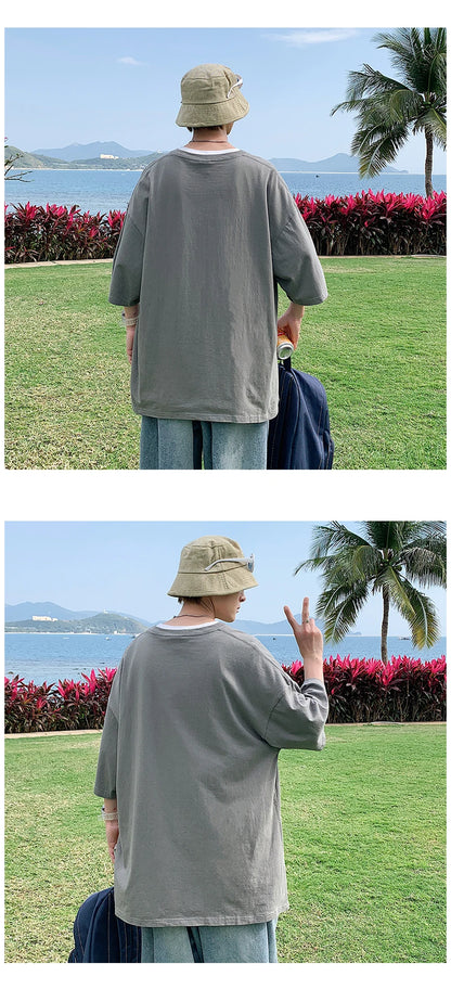 Camiseta de Manga Curta Oversized