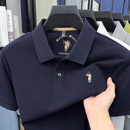 Camisa Polo 100% Algodão de Manga Curta