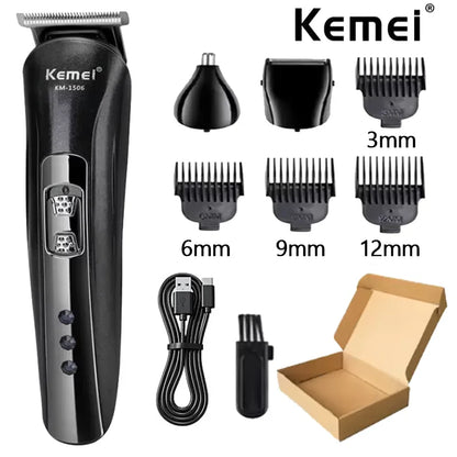 Máquina de Cortar Cabelo Kemei Km-809A Km-1506 Km-1102