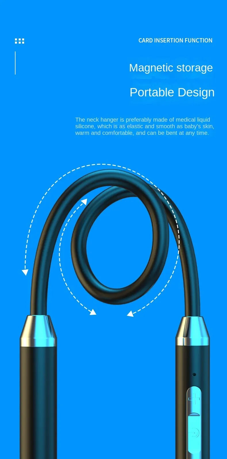 Fones de Ouvido Sem Fio Magnéticos