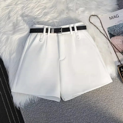 Short Feminino de Alfaiataria  de Cintura Alta