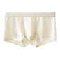 Kit 1 ou 3 Unidades de Cuecas Boxer em Seda Gelo e Cetim