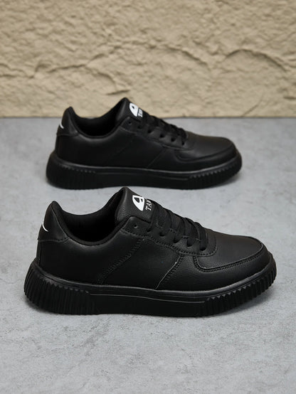 Tênis Masculinos de Couro Fashion Brancos