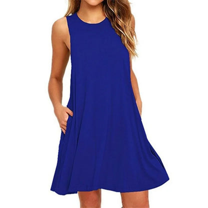 Vestido Estilo Camiseta Casual