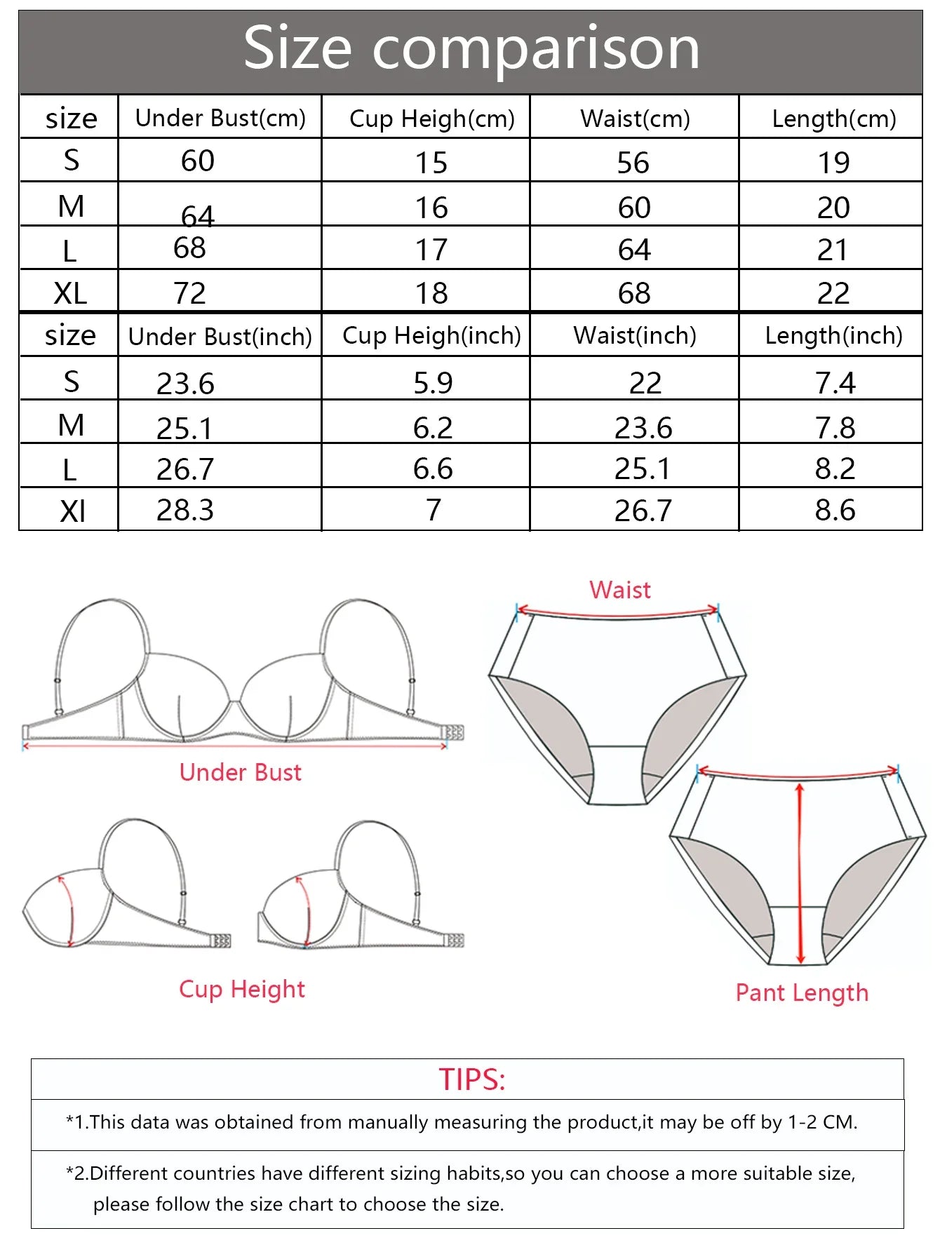 Conjunto Sexy Vermelho com Fechamento