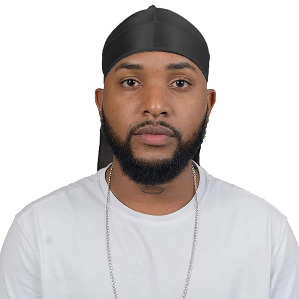 Unisex Durag de Seda para Homens e Mulheres