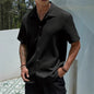 Camisa Casual de Manga Curta
