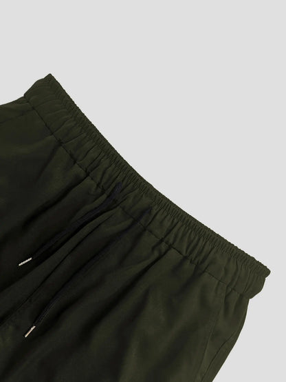Calça Cargo com Cordão na Cintura
