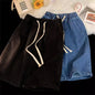 Bermuda Jeans Casual de Cintura Baixa