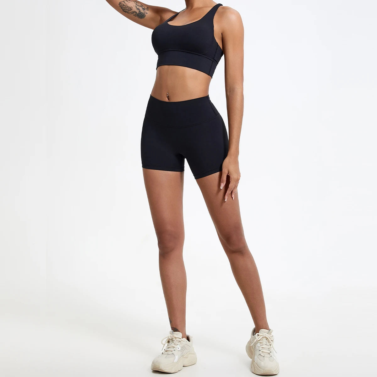 Shorts Fitness Cintura Alta Levanta Bumbum