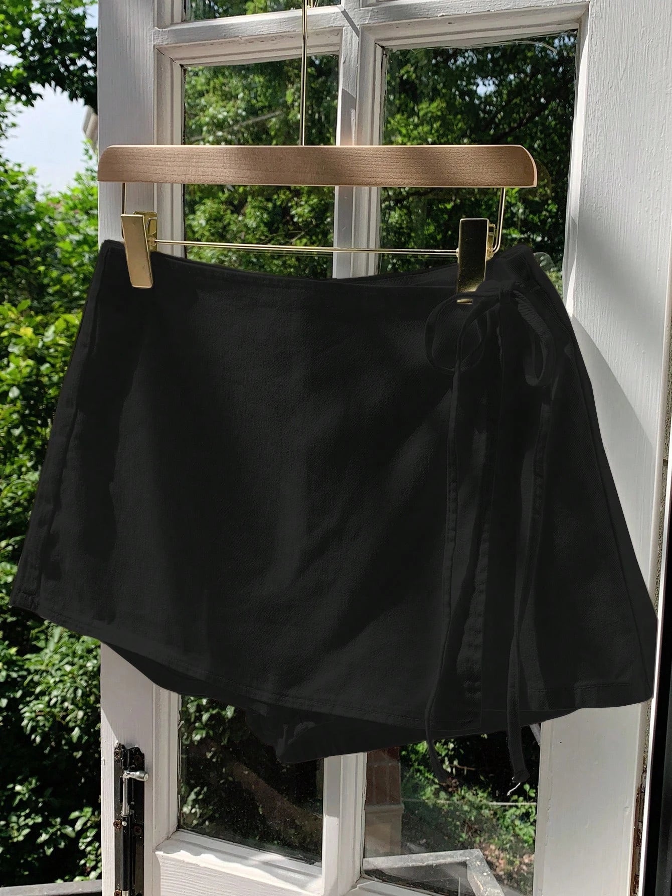 Saia-Short Femininas de Linho