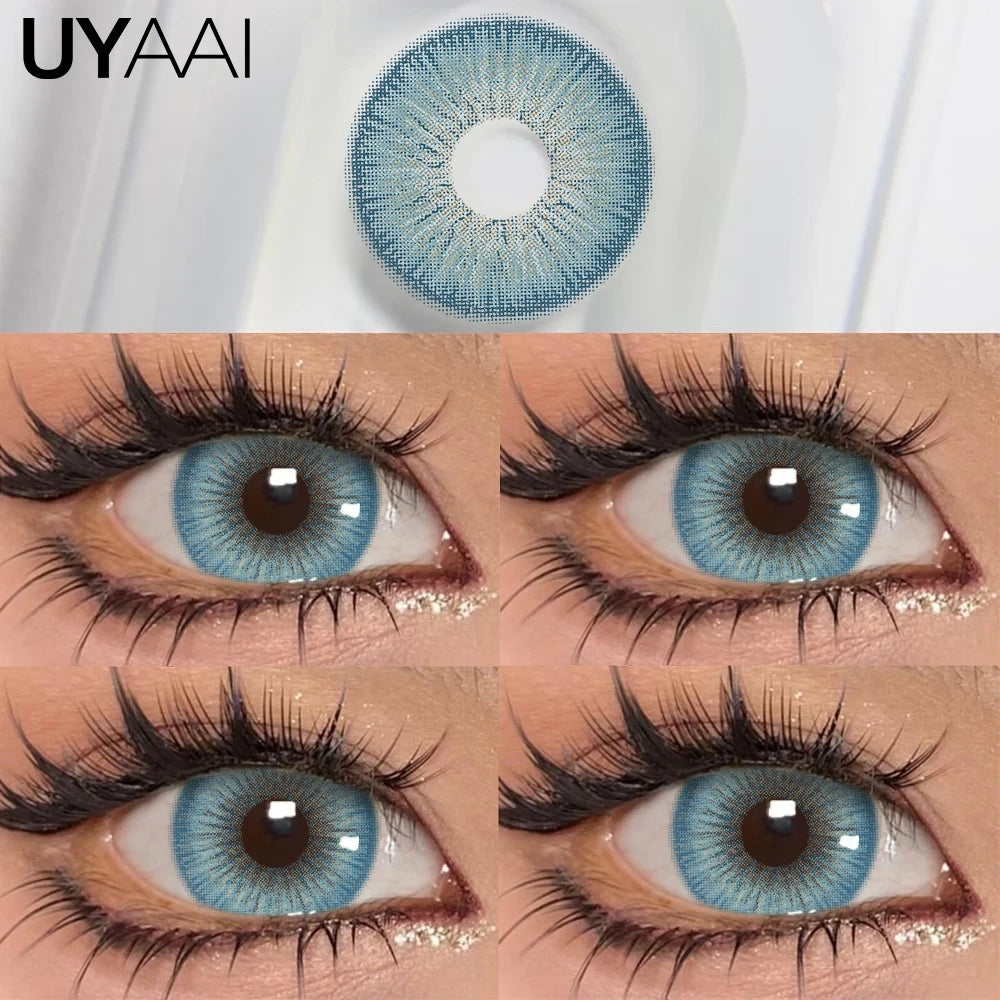 Lentes para Olhos Azuis, Verdes Naturais, Castanhos e Cinzas