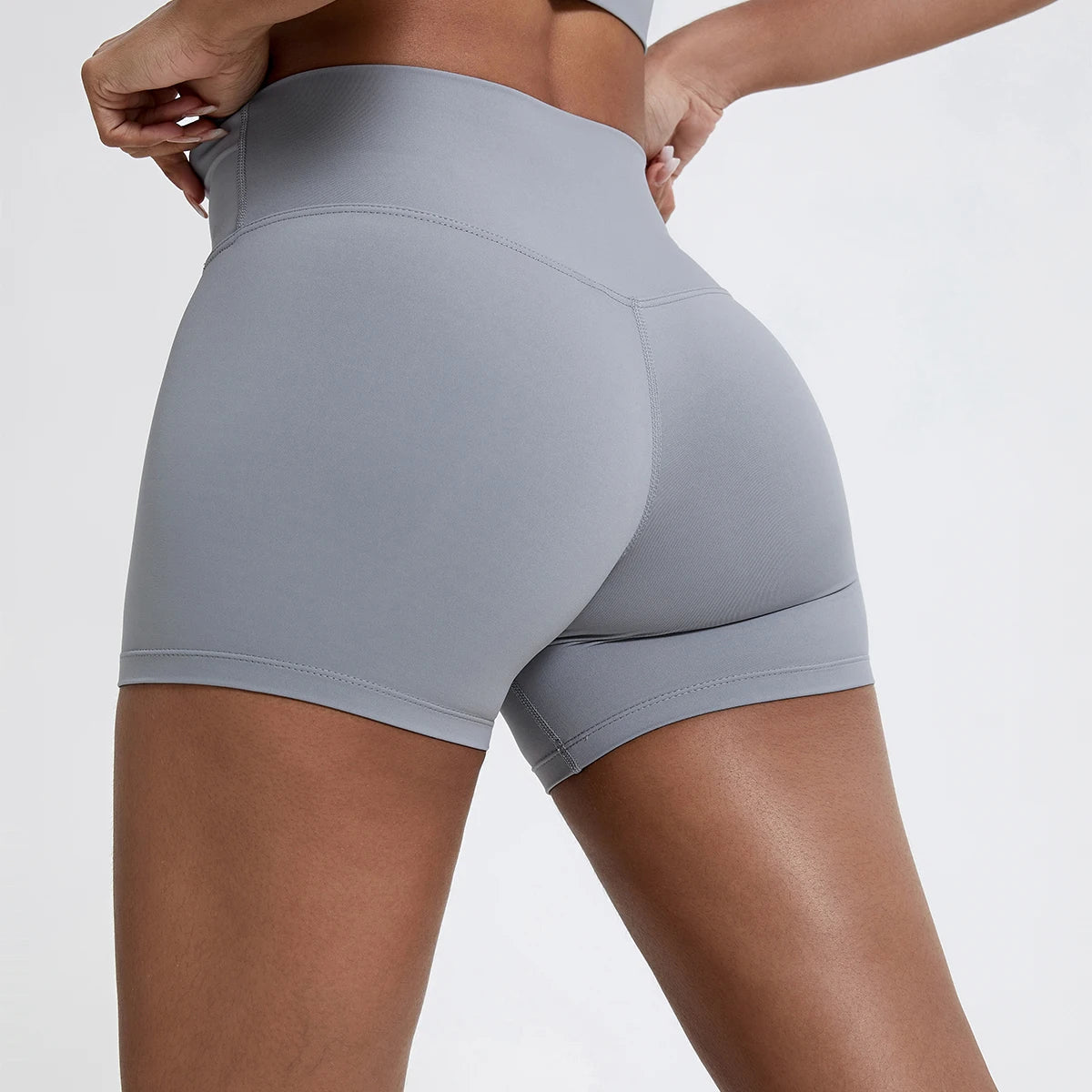 Shorts Fitness Cintura Alta Levanta Bumbum