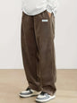 Calça Casual de Veludo Cotelê
