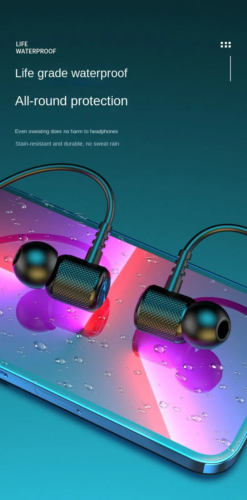 Fones de Ouvido Sem Fio Magnéticos