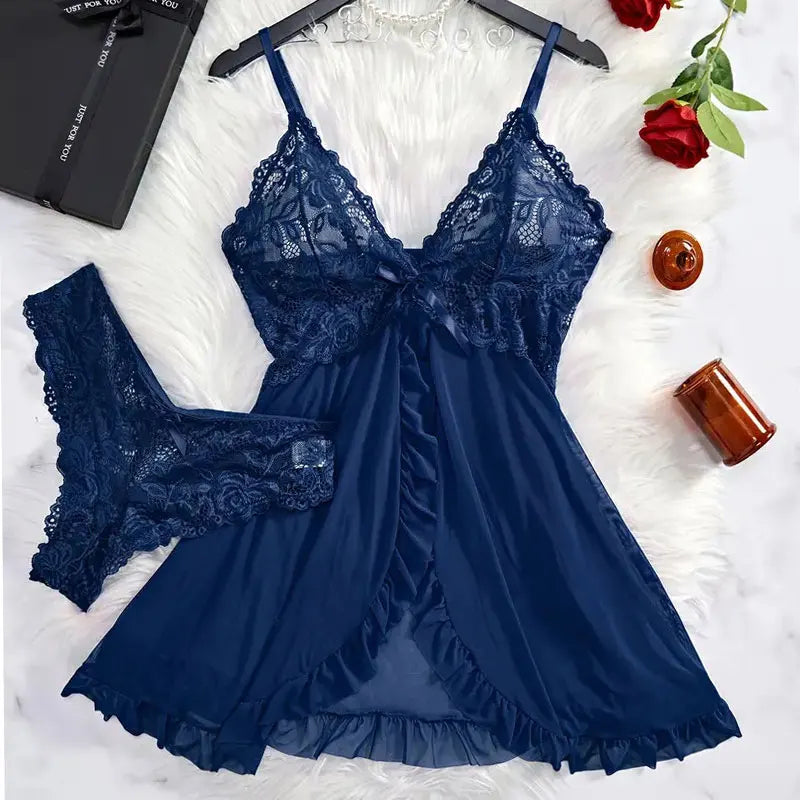 Kit de Lingerie Transparente