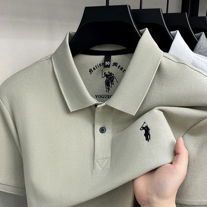 Camisa Polo 100% Algodão de Manga Curta