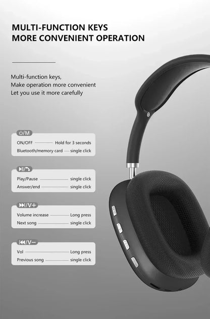 Fones de Ouvido Bluetooth com Cancelamento de Ruído