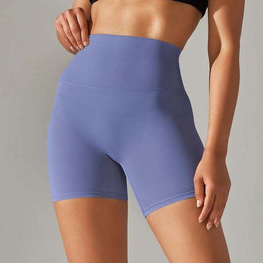 Shorts Feminino Fitness Cintura Alta Squat Proof Secagem Rápida