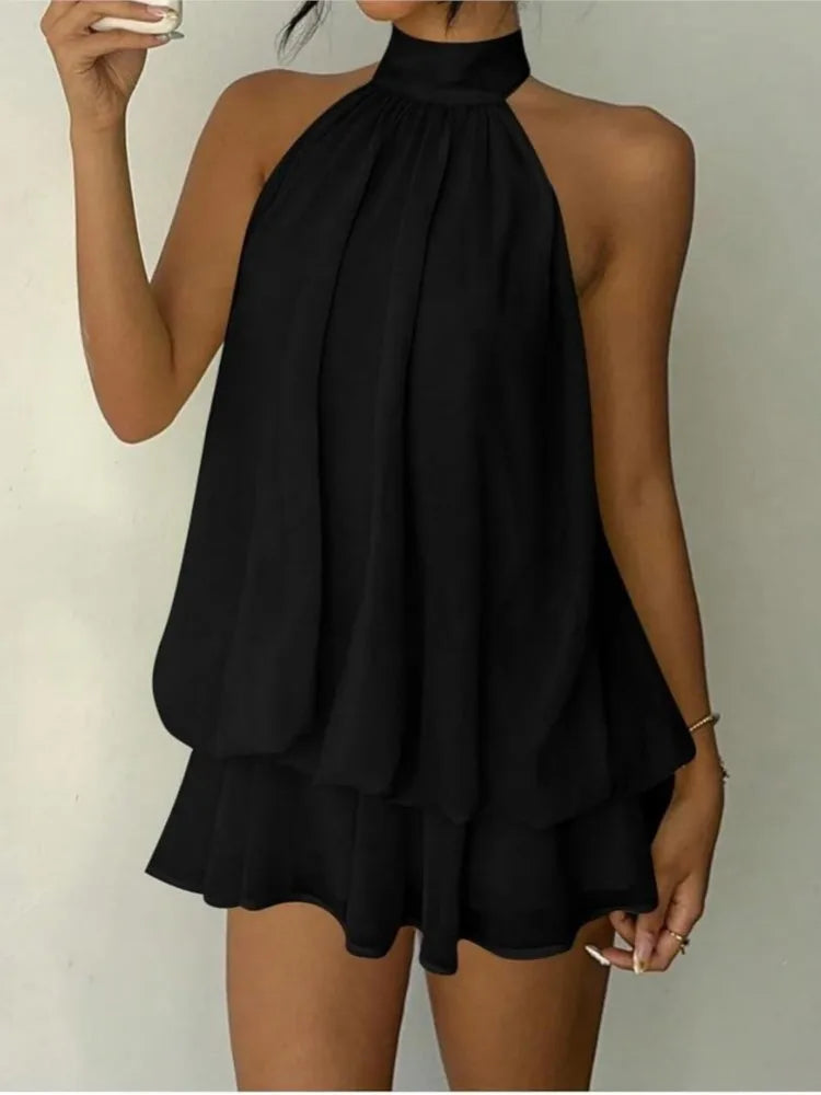 Vestido Curto Frente Única