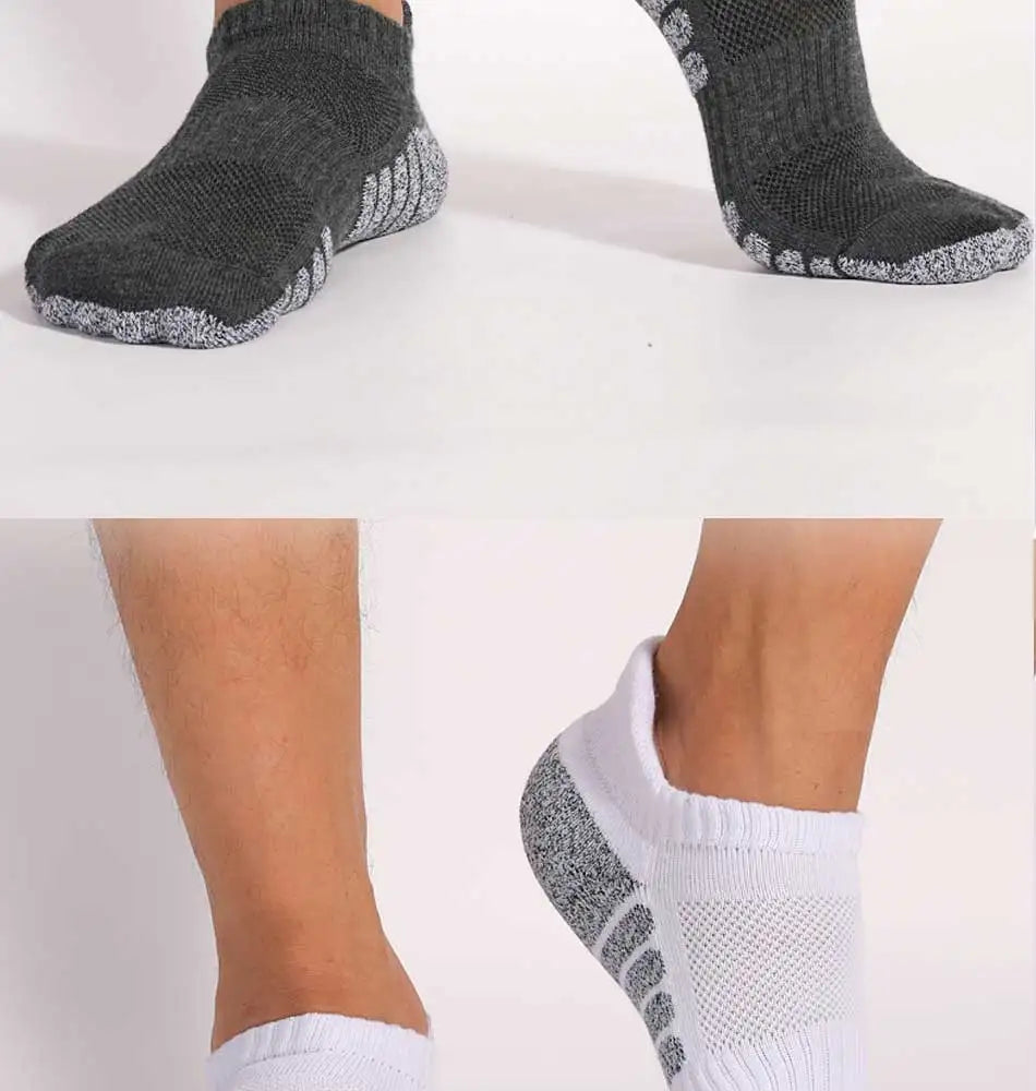 3 Pares de Meias de Corrida com Sola de Toalha Grossa